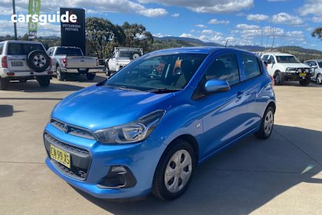 Blue 2016 Holden Spark Hatch LS F