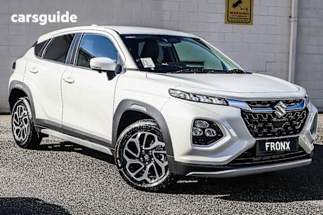 White 2025 Suzuki Fronx SUV HYBRID GLX F