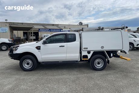 White 2020 Ford Ranger Ute Tray XL 4X4