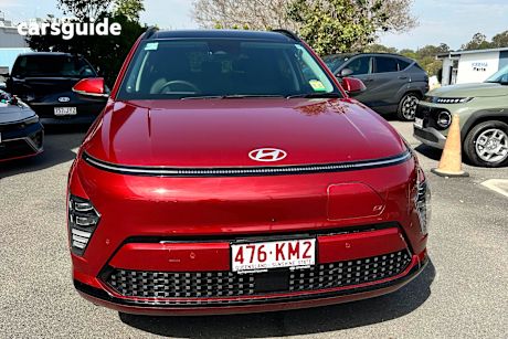 Red 2024 Hyundai Kona SUV ELECTRIC PREMIUM F