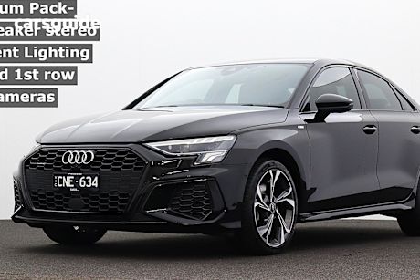 Black 2023 Audi A3 Sedan 40 Tfsi Quattro