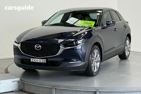 Blue 2020 Mazda CX-30 Wagon G20 Evolve (Fwd)