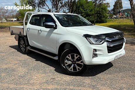 White 2023 Isuzu D-MAX Ute Tray LS-U 4X4