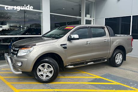Gold 2014 Ford Ranger Ute Tray XLT 4X4
