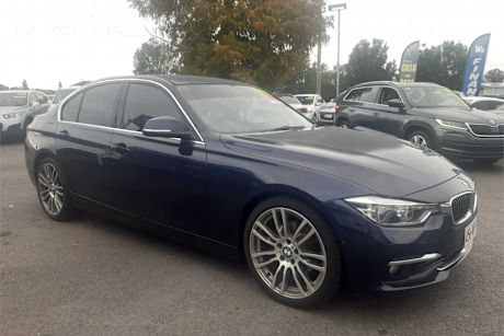Blue 2016 BMW 320D Sedan Sport Line