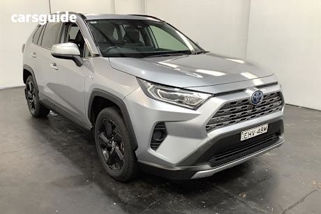 Silver 2019 Toyota RAV4 Wagon Cruiser Awd Hybrid