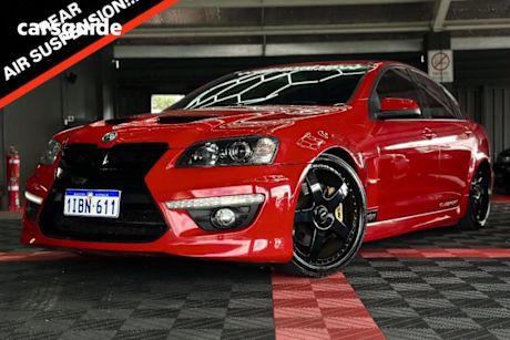 Red 2009 HSV Clubsport Sedan R8 R