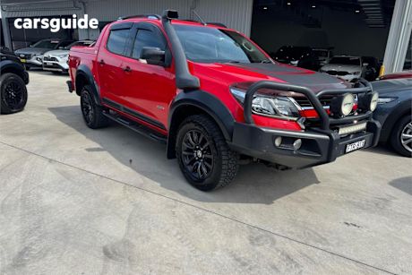 Red 2017 Holden Colorado Crew Cab Pickup Z71 (4X4)