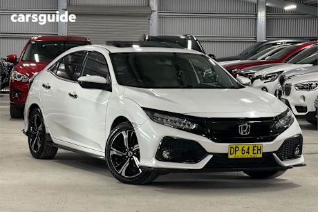 White 2019 Honda Civic Hatch RS F