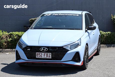 Blue 2022 Hyundai I20 Hatchback N