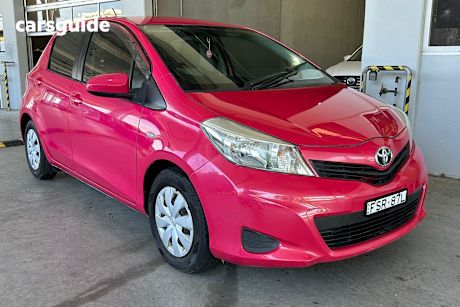Blue 2014 Toyota Yaris Hatch YR F