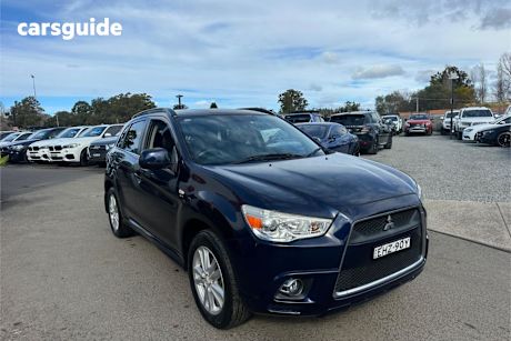 Blue 2012 Mitsubishi ASX SUV ASPIRE 4X4