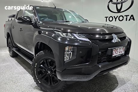 Black 2022 Mitsubishi Triton Double Cab Pick Up Gsr (4X4)