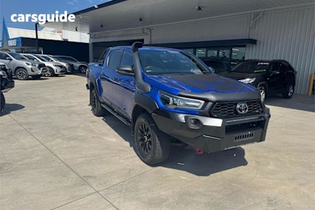 Blue 2021 Toyota Hilux Ute Tray RUGGED X 4X4