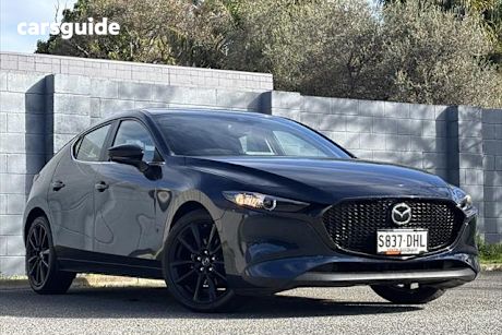 Blue 2022 Mazda Mazda3 Hatch G25 EVOLVE SP F