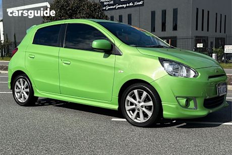 Green 2013 Mitsubishi Mirage Hatch LS PLUS PACK F