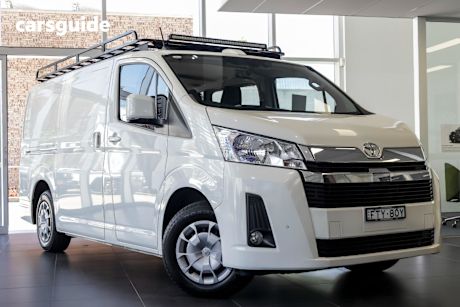 White 2021 Toyota HiAce Commercial GDH300R R