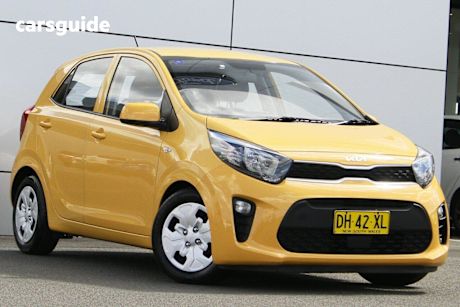 Yellow 2023 Kia Picanto Hatch S F