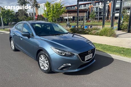 Blue 2014 Mazda 3 Sedan Touring