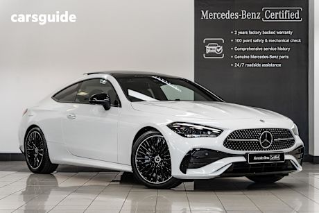 White 2025 Mercedes-Benz CLE-Class Coupe CLE300 4WD