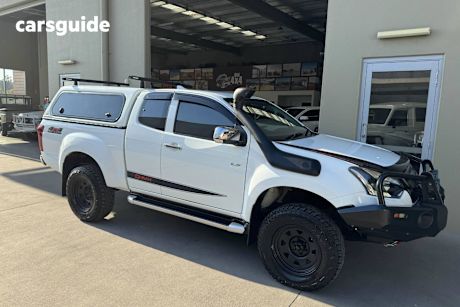 White 2017 Isuzu D-MAX Ute Tray LS-U 4X4
