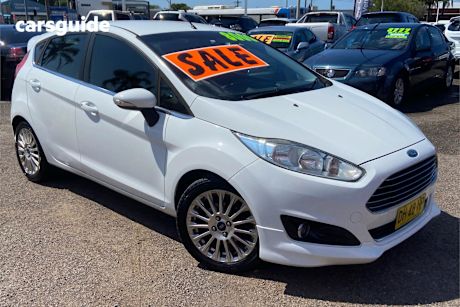 White 2015 Ford Fiesta Hatchback Sport