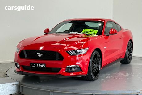 Red 2016 Ford Mustang Coupe Fastback Gt 5.0 V8