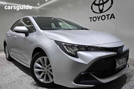 Silver 2023 Toyota Corolla Hatch ASCENT SPORT HYBRID F