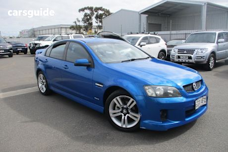 Blue 2010 Holden Commodore Sedan SV6 R