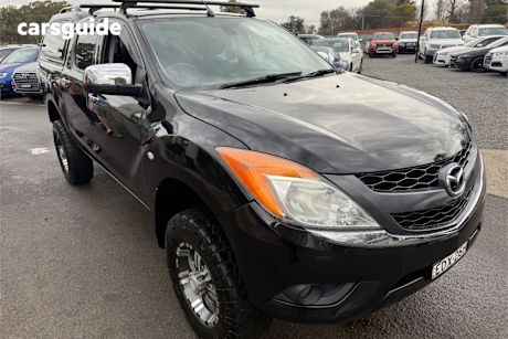 Black 2013 Mazda BT-50 Ute Tray GT 4X4