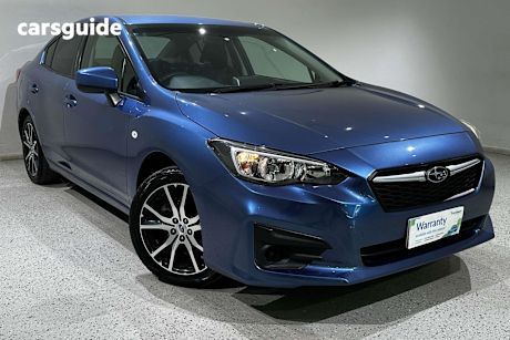 Blue 2017 Subaru Impreza Sedan 2.0I 4WD