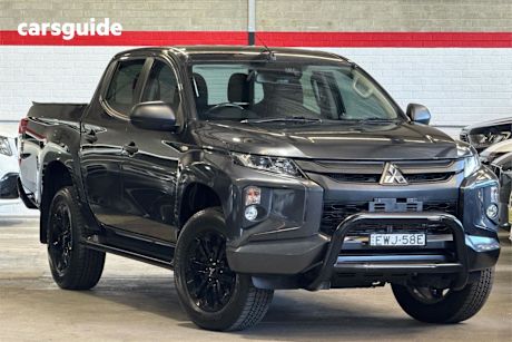 Grey 2022 Mitsubishi Triton Ute Tray GLX-R 4X4