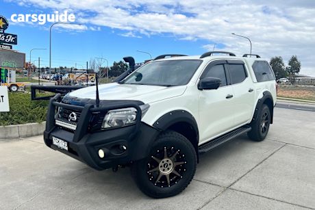 White 2019 Nissan Navara Ute Tray N-TREK 4X4