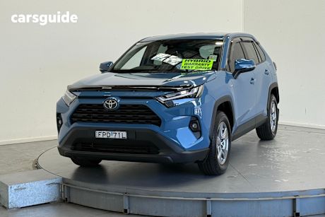 Blue 2024 Toyota RAV4 SUV GX F