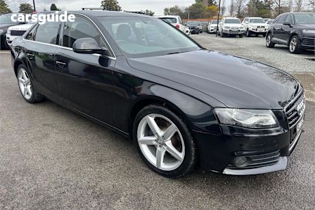 Black 2009 Audi A4 Sedan B8 4WD