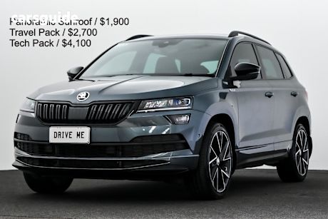 Grey 2020 Skoda Karoq SUV 140TSI SPORTLINE 4X4