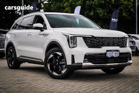 White 2024 Kia Sorento Wagon Sport+ 7 Seat