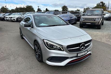 Silver 2017 Mercedes-Benz CLA-Class SUV CLA250 SPORT 4WD