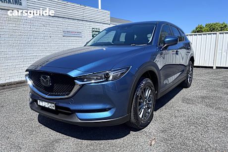 Blue 2021 Mazda CX-5 Wagon Maxx Sport (Awd)