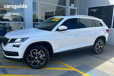 White 2019 Skoda Kodiaq Wagon 132 Tsi (4X4)