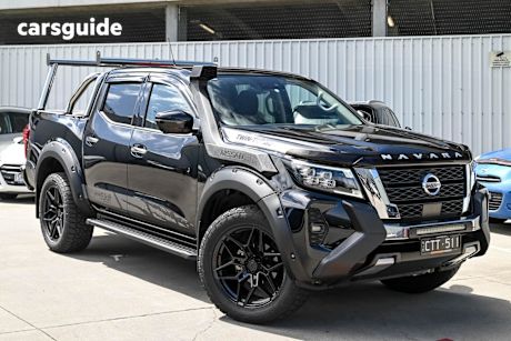 Black 2023 Nissan Navara Ute Tray ST-X 4X4