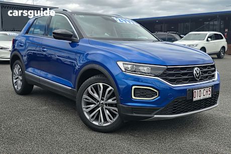 Black 2021 Volkswagen T-ROC SUV 110TSI STYLE F