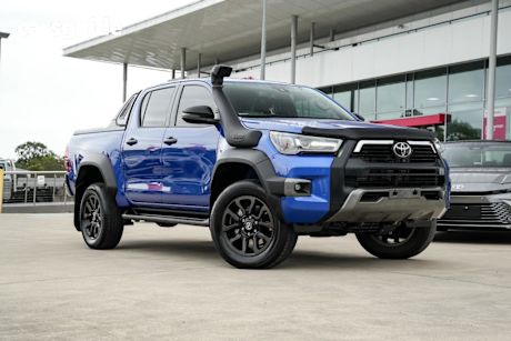 Blue 2024 Toyota Hilux Double Cab Pick Up Rogue 48V (4X4)