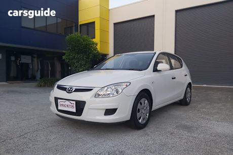 White 2009 Hyundai I30 Hatchback Sx
