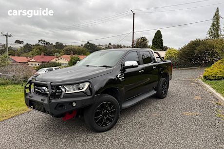Black 2020 Ford Ranger Ute Tray XLT 4X4