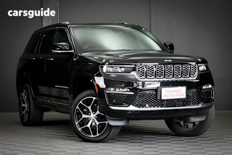 Black 2023 Jeep Grand Cherokee Wagon Summit Reserve 4Xe Phev (4X4)