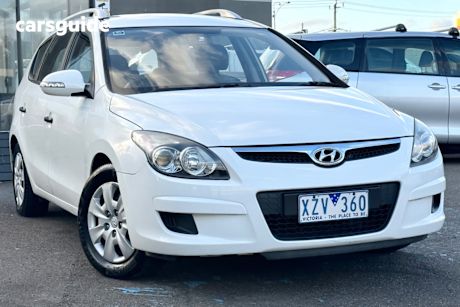 White 2010 Hyundai I30 Wagon Cw Sx 1.6 Crdi