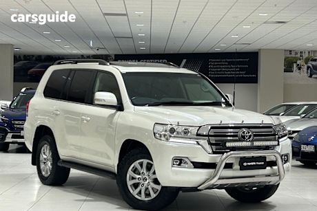 White 2021 Toyota Landcruiser SUV VX 4X4