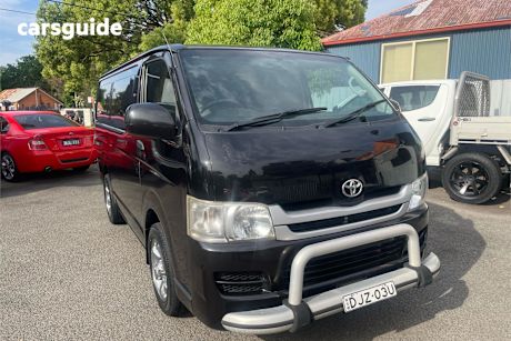 Black 2007 Toyota HiAce Commercial TRH201R R