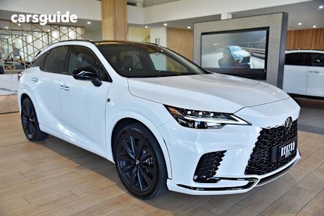 White 2025 Lexus RX500H Wagon F Sport Performance Hybrid